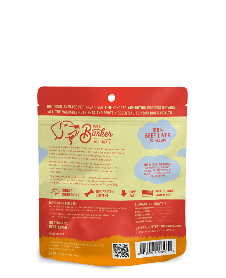 Beg & Barker Dog Treats-Beef