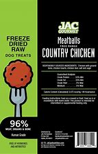 JAC Pet Nutrition-Chicken meatballs