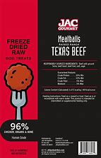JAC Pet Nutrition Texas Beef Meatballs