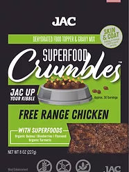 JAC Pet Nutrition Superfood Crumbles-Chicken